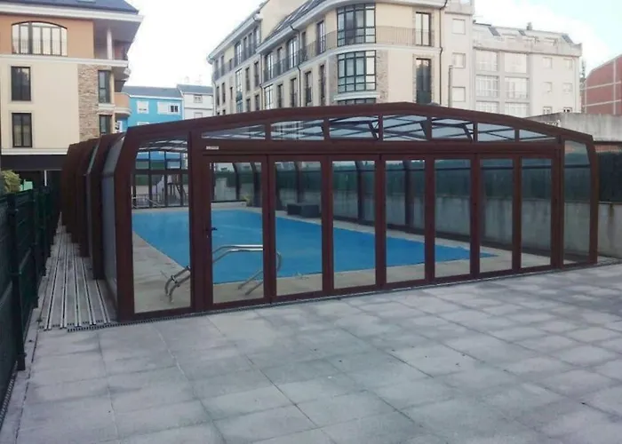 Playa Rapadoira. Terraza Y Piscina Διαμέρισμα