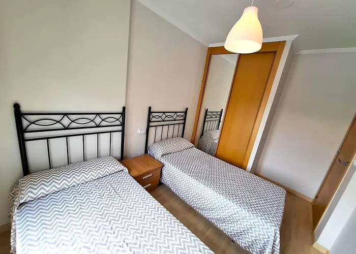 Διαμέρισμα Playa Rapadoira. Terraza Y Piscina Foz